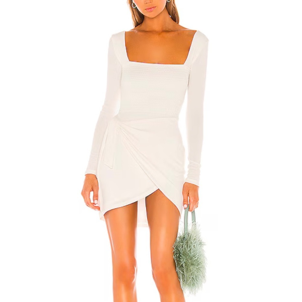 LOVERS + FRIENDS Revolve Devon mini wrap dress